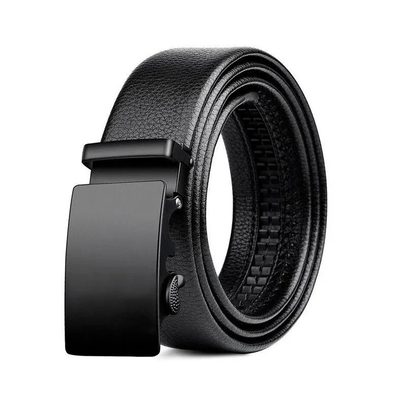 Buckle XL0370 Glänzender Gürtel - 3.8 Cm Breite Litschi