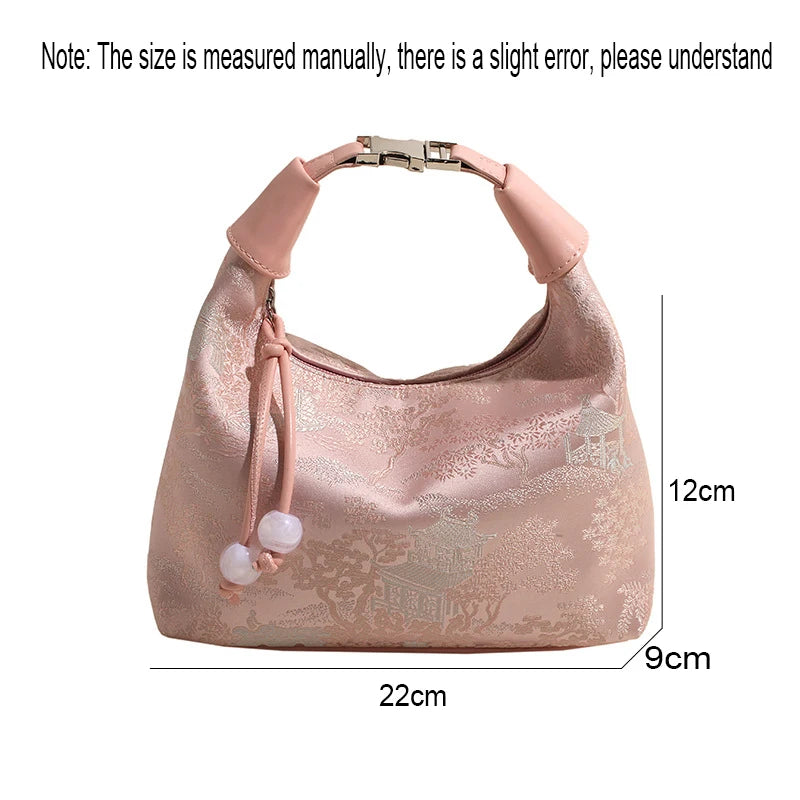 Premium Damen Crossbody Tasche Stickerei - Vielseitige Schultertasche Marke - Tote Reise Geldbörse