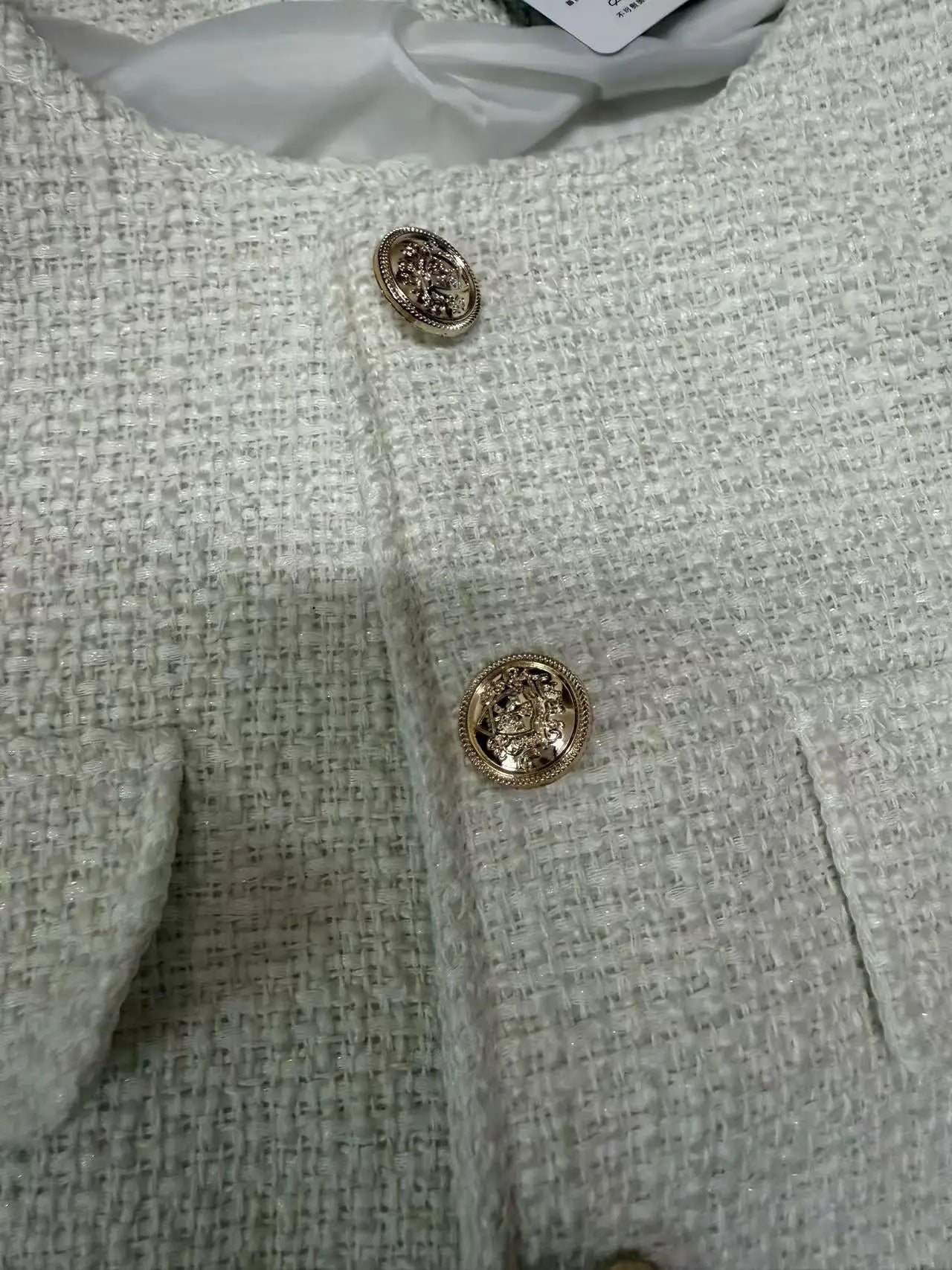 Koreanische Mäntel Tweed Mantel Wolle - Kurz S-XL, 600g