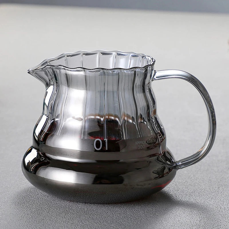 Kaffee-Kanne aus Glas