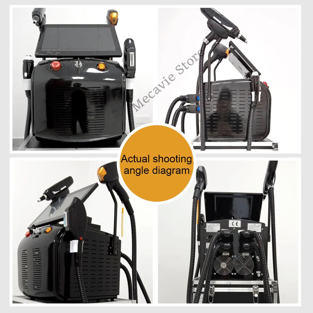 2025 4-in-1 Dioden Ice Titanium Laser Haarentfernung - 4000W 755 808 940 1064nm Körper Haarentfernung 4 Wellenlängen