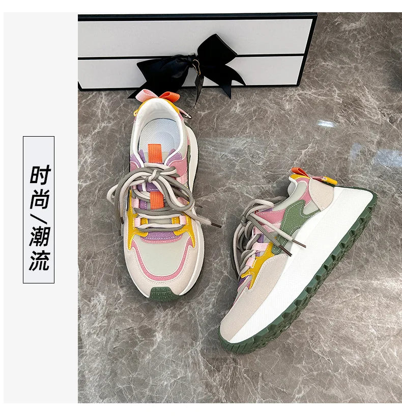 Women Sneakers Luxury Fashion High Top Women Boots Platform Casual Shoes Outdoor Running Shoes for Women Female Ladies Trainers