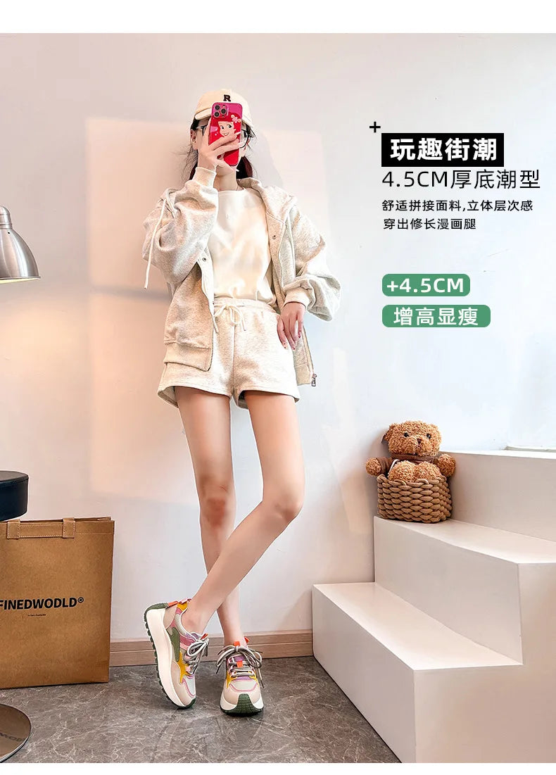 Women Sneakers Luxury Fashion High Top Women Boots Platform Casual Shoes Outdoor Running Shoes for Women Female Ladies Trainers