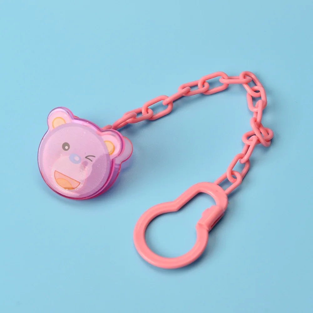 Etyakids Schnullerclip Cartoon Tiere - Clip 0-36 Monate 22cm