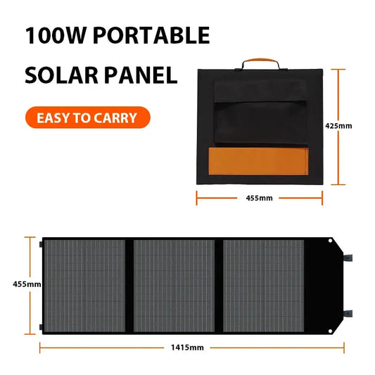 CTOLITY SP100W Solarpanel-Kit – 18V 100W Für Haus Camping Reisen