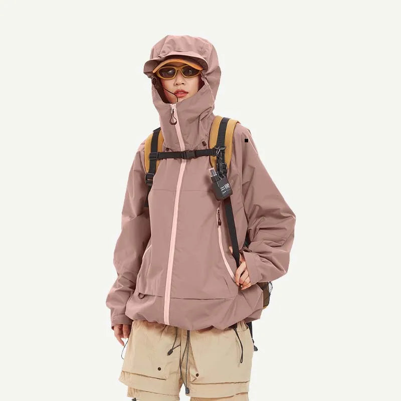 OutdoorPro Wanderjacke Wasserdicht - Unisex 700g S-XXL