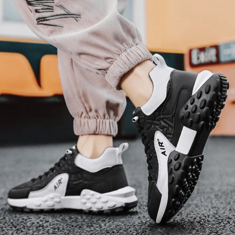 Brand Men's Sneakers Designer Comfortable Running Shoes for Men Outdoor Non-Slip Casual Shoes Fashion Platform Board Shoes Male