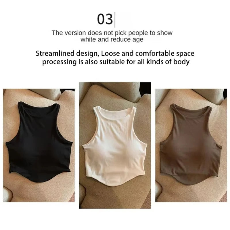 Clothing Damen Sportbustier Komfort - Cups Baumwolle Kurz