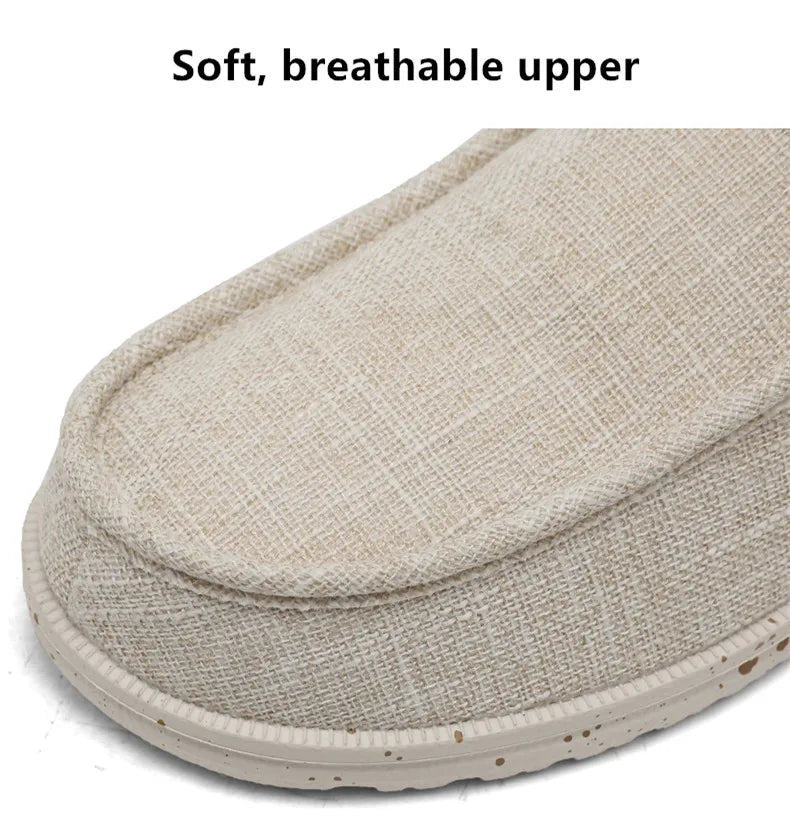 Pantofi sport pentru bărbați, pantofi de sport de vară, respirabili, ușori, din pânză, de dimensiuni mari, mocasini de mers pe jos