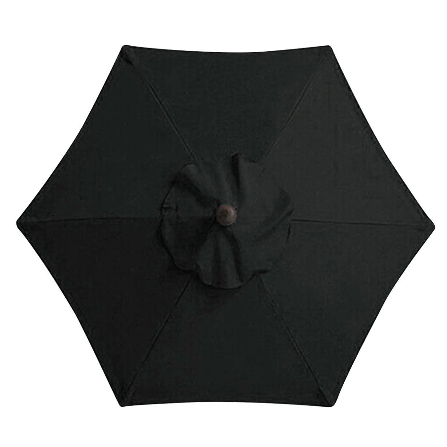 Waterproof Sun Shade Canopy Cover for 6 or 8 Bones Parasol Replacement Fabric Garden Shelter