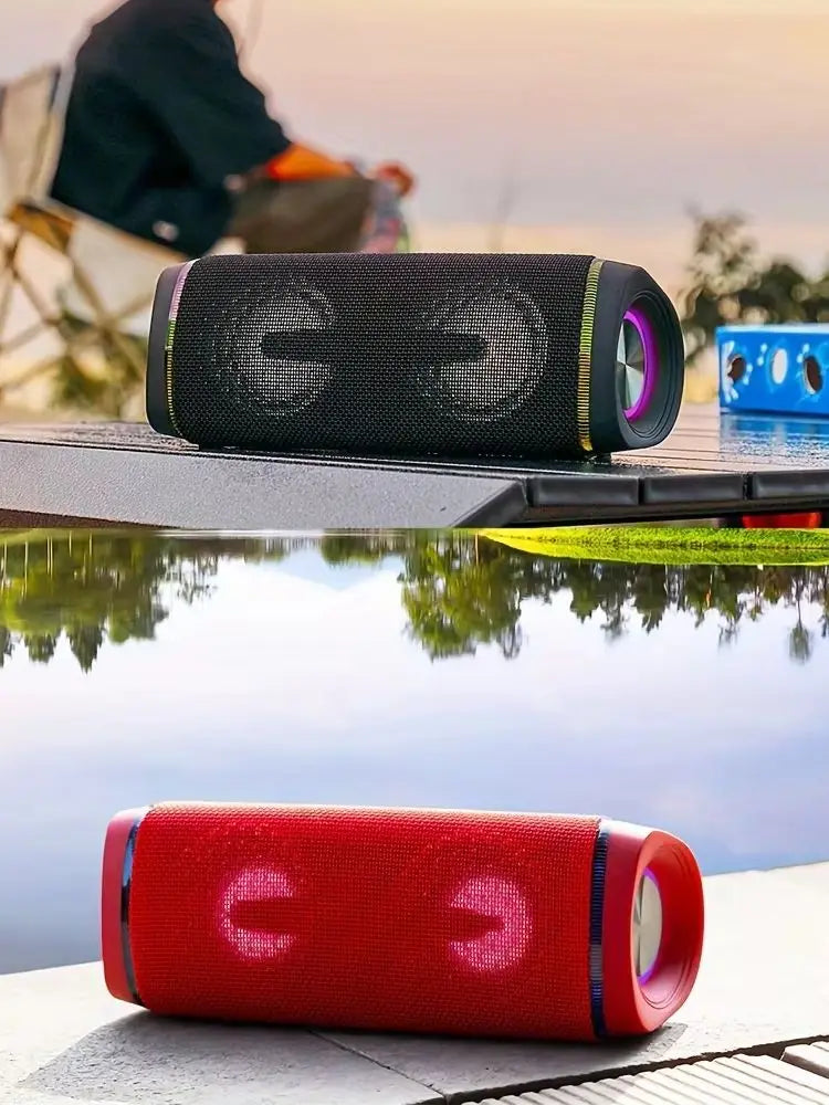 Bluetooth-Lautsprecher, IP67 Wasserdicht, Wireless-Speaker mit 40W Stereo-Sound, Mini-Speaker mit Wireless-Stereo-Pairing