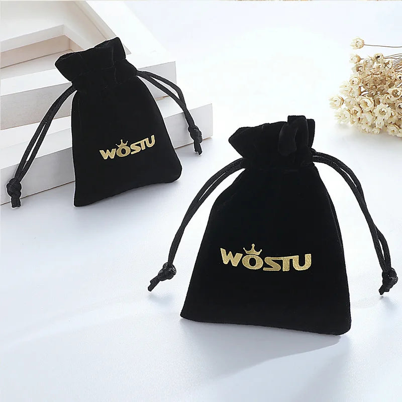 WOSTU 925 Sterling Silver Butterfly Link Open Rings pentru femei delicat strălucitor zircon reglabil inel Fine Party bijuterii cadou