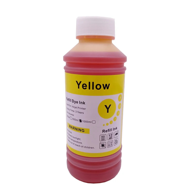 QUNSTEN Universal Dye Tinte - 500ml Für Epson Canon HP
