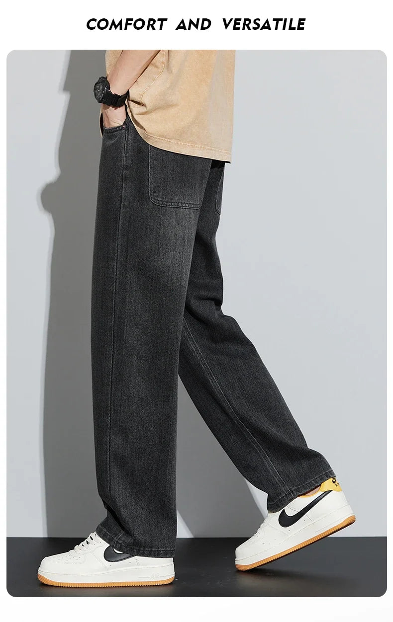 Guangdong Jeans Lockere Passform - 100% Baumwolle Weit