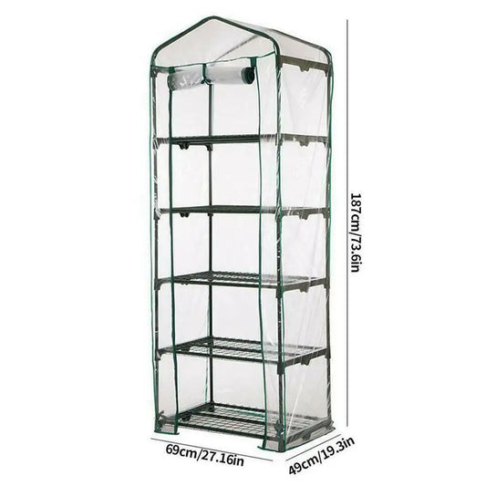Small Greenhouse 2-5 Tier For Garden Gardening Flowerpot Tent Plant Greenhouse Flower House Plant Grow Plant Grow Bags Warm