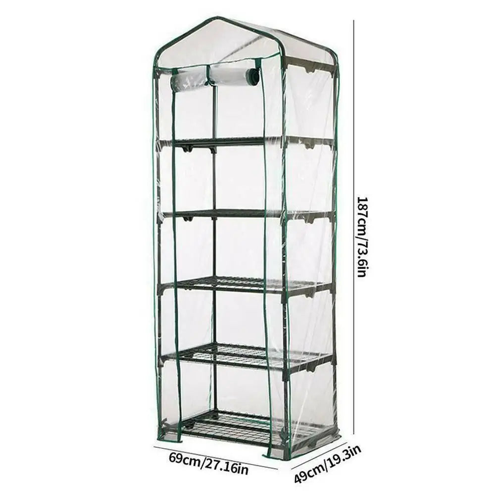 Small Greenhouse 2-5 Tier For Garden Gardening Flowerpot Tent Plant Greenhouse Flower House Plant Grow Plant Grow Bags Warm