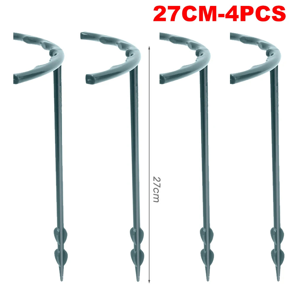 Plastic Plant Support Pile Frame Greenhouse Arrangement Semicircle Fixed Rod Indoor Flower Plant Vine Climbing Bracket