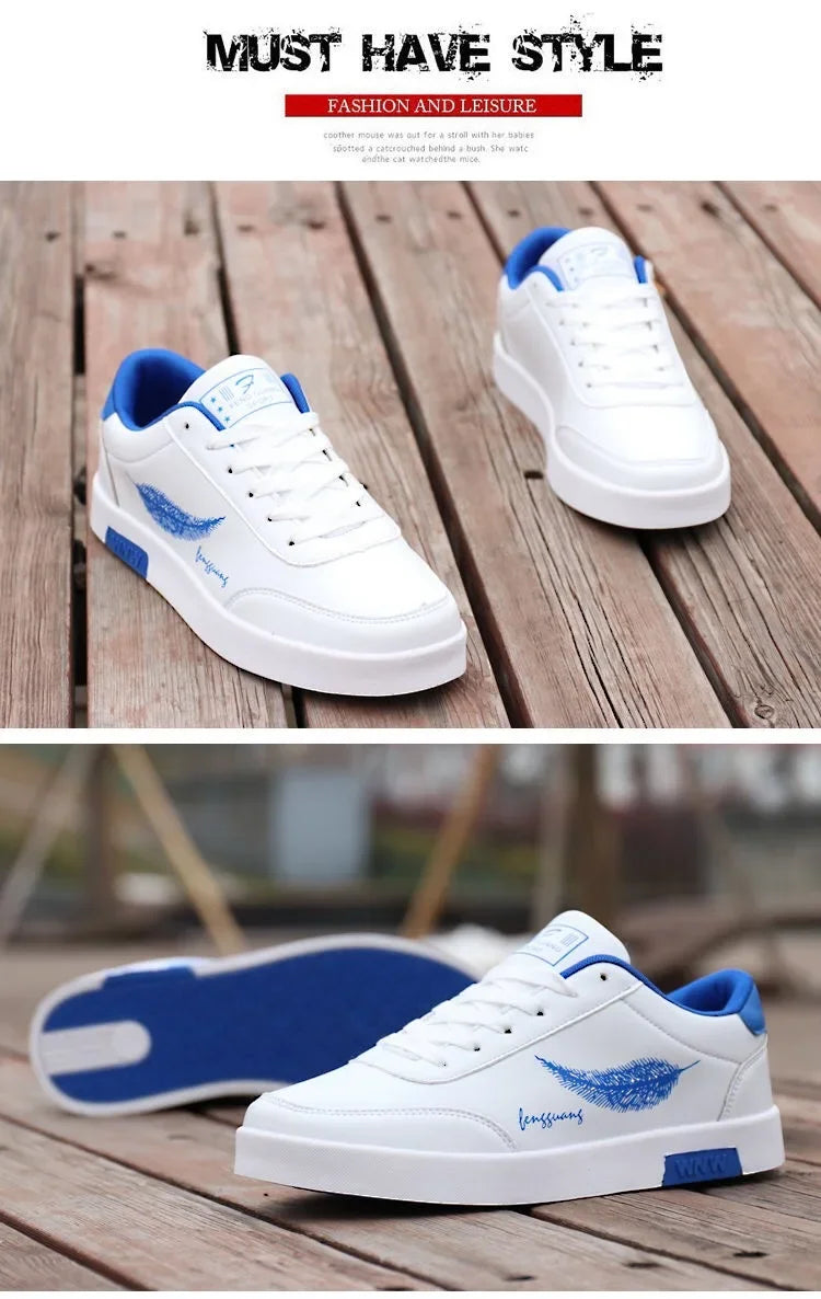 Men Sneakers 2024 Summer Men's White Sports Shoes Fashion Male leather casual Shoe Zapatillas Hombre Chaussure Homme