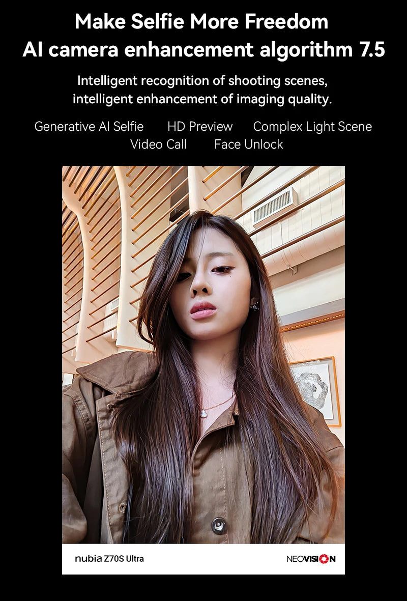 Nubia Z70s Ultra Photographer Edition - 6600mAh 80W 6,85 Zoll