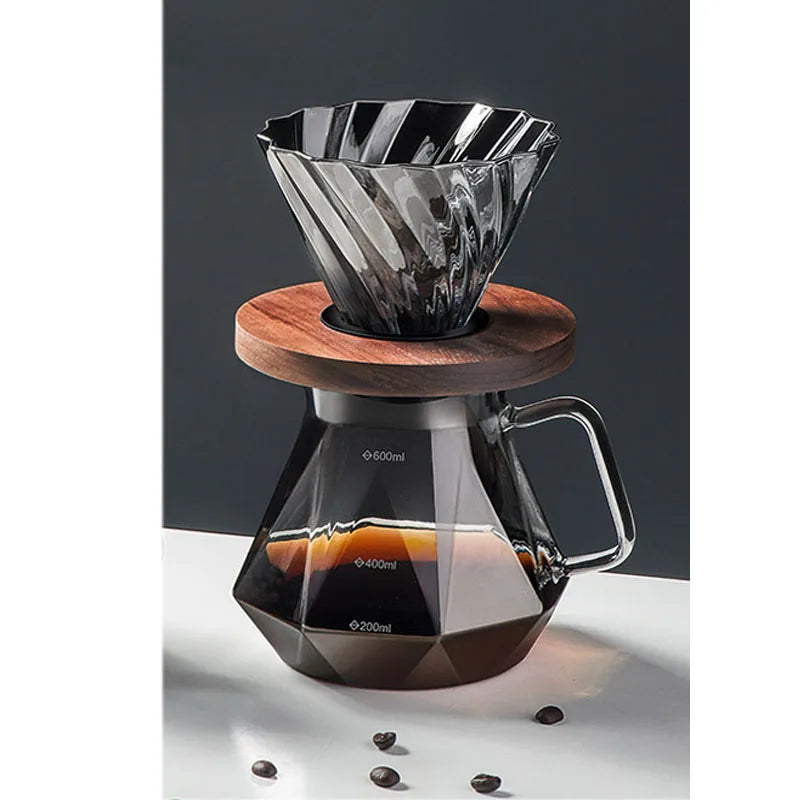 Kaffee-Kanne aus Glas