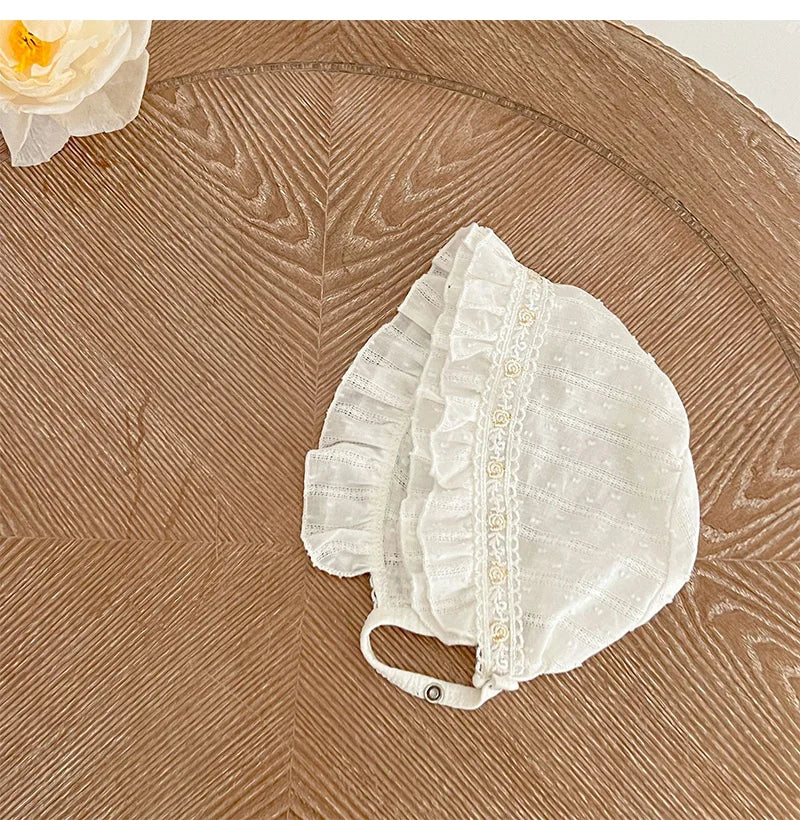 Bratyeessi Jumpsuit Spitze - Baumwolle 0-12M Rüschen