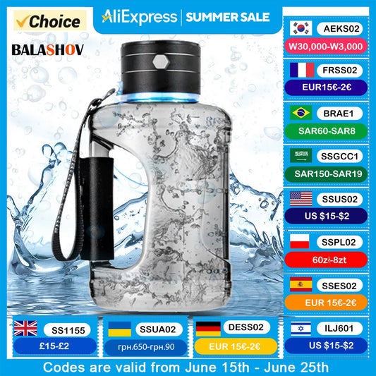 1.5L Hydrogen Rich Portable Sports Water Bottle Rich Molecular Hydrogen Water kettle Hydrogen-Rich Electric Stirring Water Pot