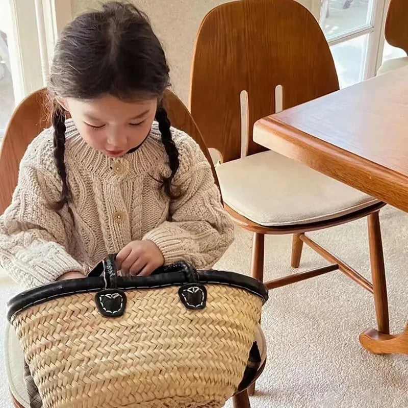 BabyStyle Strickjacke Mädchen Rundhals - Rot Gr.3-6 Unisex