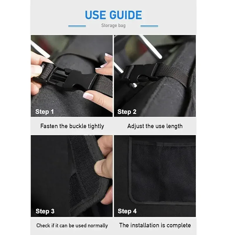 Auto-Organizer 2025: Multi-Pocket Car-Trunk - Seat Back Storage Collection