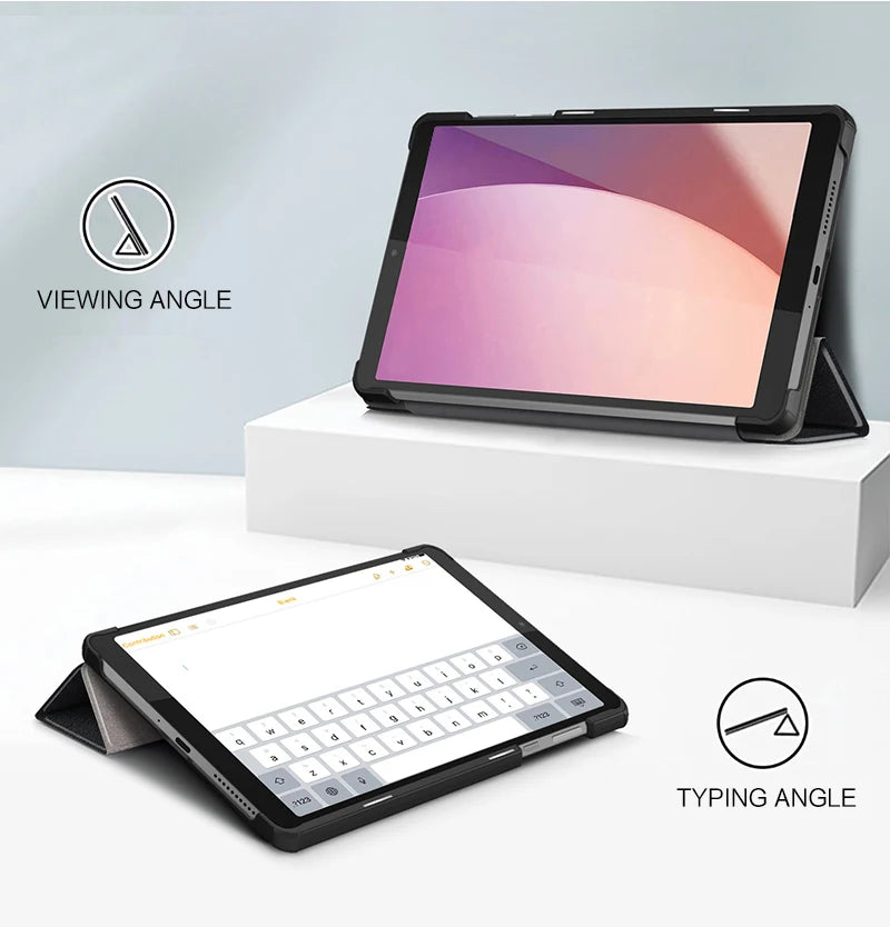 Husă inteligentă Ajiuyu Tab M8 - 8" din piele PU, rezistentă la șocuri, pentru tabletă