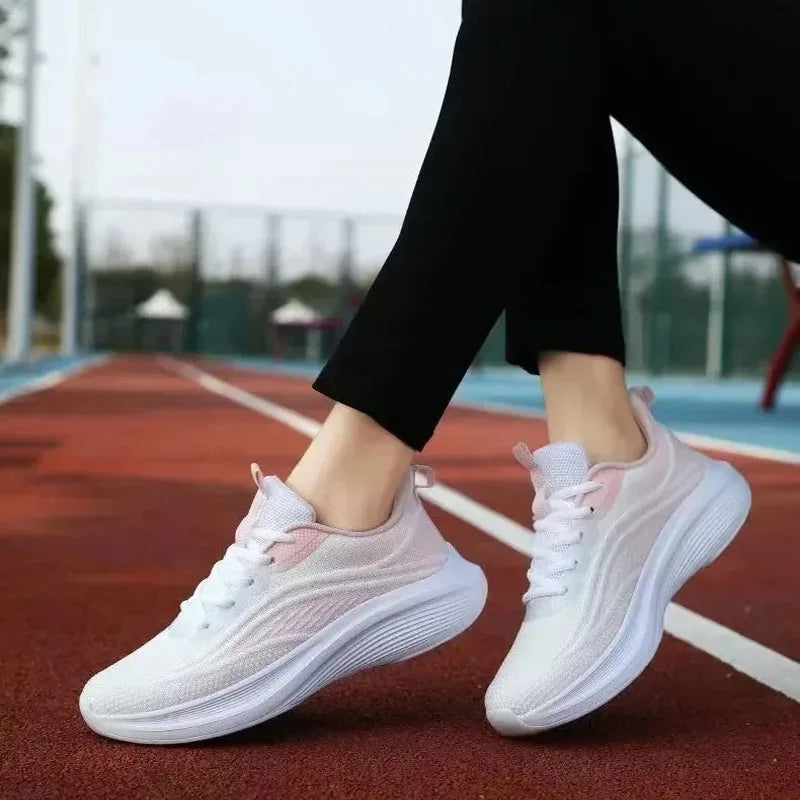 Laufschuhe 2025: Womens Running Shoes Breathable Sport Tennis Sneakers - Athletic Outdoor Gym Training Jogging Walking Shoes Ladies Collection