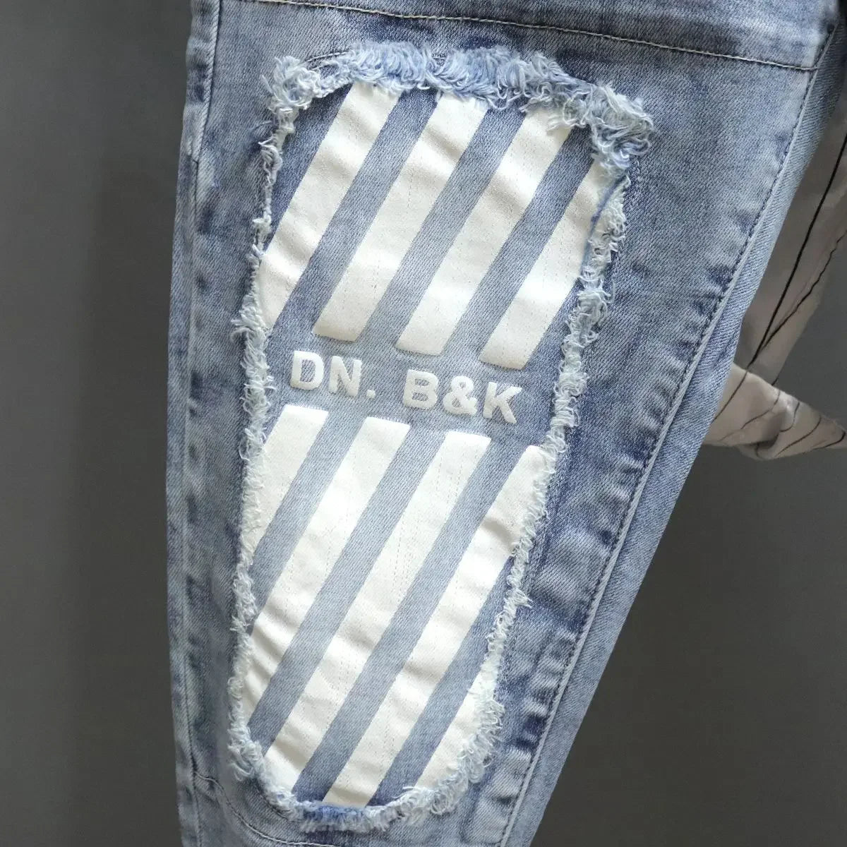 Jeans for Men Trousers Graphic Man Cowboy Pants with Pockets Cropped Korean Fashion Wide Leg Retro 2024 Trend Xs Cotton Regular