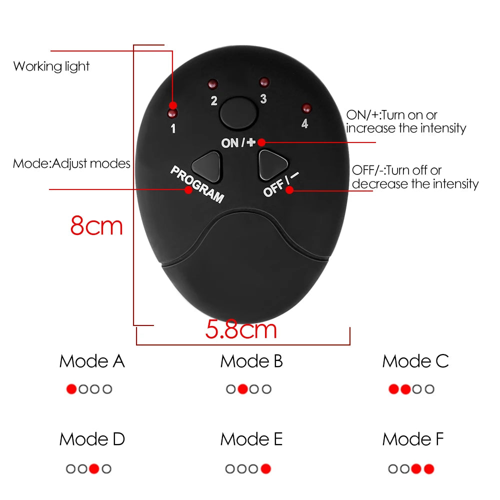 Muskel-Stimulator 2025: EMS Wireless-Smart Abdominal - Home Fitness Collection