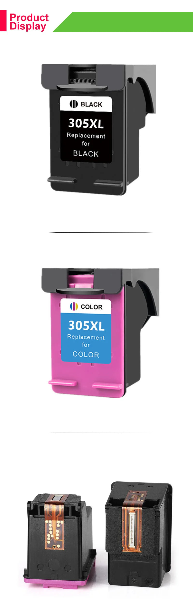 NEW Compatible Remanufactured For HP 305 XL Ink Cartridges For HP Deskjet Series 2700 Envy Series 1255 4122 6020 6400 6430