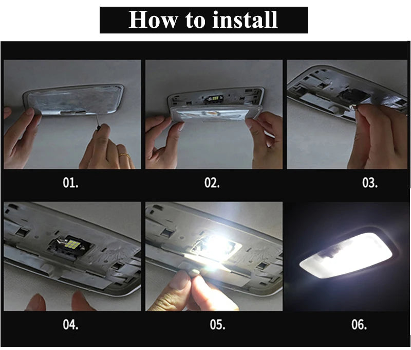 Complete Car LED Bulb Interior Light Kit For Audi A1 8X A3 8L 8P 8V A4 B5 B6 B7 B8 A5 A6 C5 C6 C7 A7 Q5 8R Q7 4L Accessories