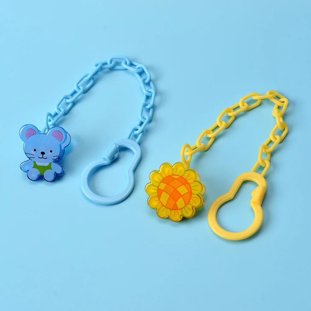 Etyakids Clip pentru suzetă cu animale din desene animate - Clip 0-36 luni 22 cm