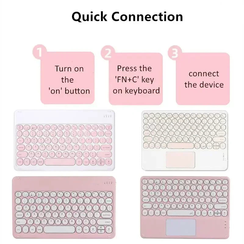 Hülle für Huawei Honor Pad X8 Keyboard Tablet Cover