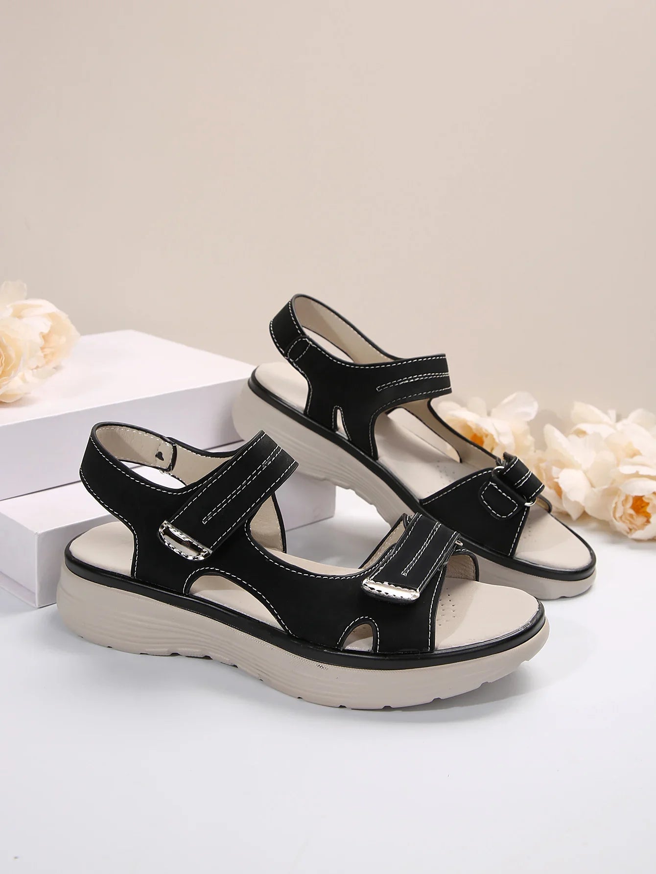 JAYHW Wedges Atmungsaktiv - Damen Rutschfest Keil 1-3cm