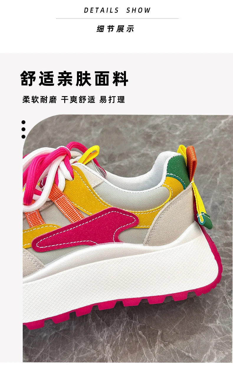 Women Sneakers Luxury Fashion High Top Women Boots Platform Casual Shoes Outdoor Running Shoes for Women Female Ladies Trainers