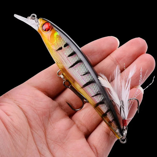 AOracle Laser Minnow Schwimmköder - 11cm 13g 0.6-1.8m