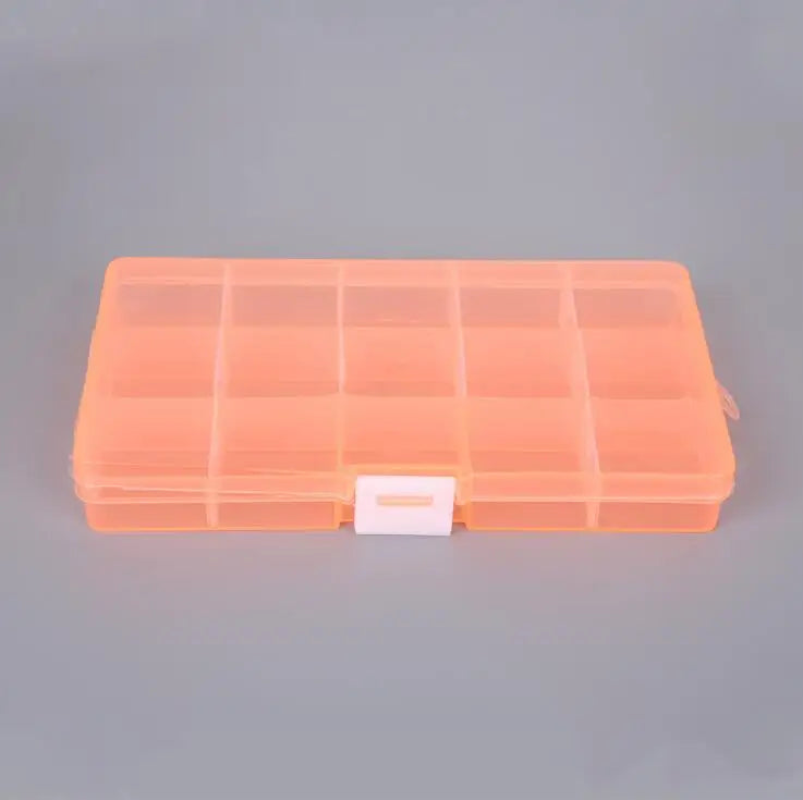 Plastik Schmuck Boxen Plastik Werkzeug Box Verstellbar Handwerk Organizer Lagerung Perlen Armband Schmuck Boxen Verpackung Großhandel