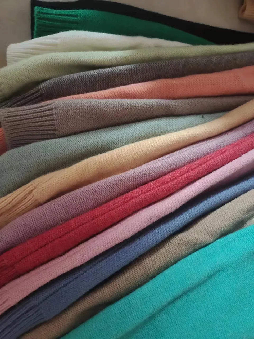 KapuzenPullover Fledermaus-Form - OneSize, 3/4-Ärmel, Stretch