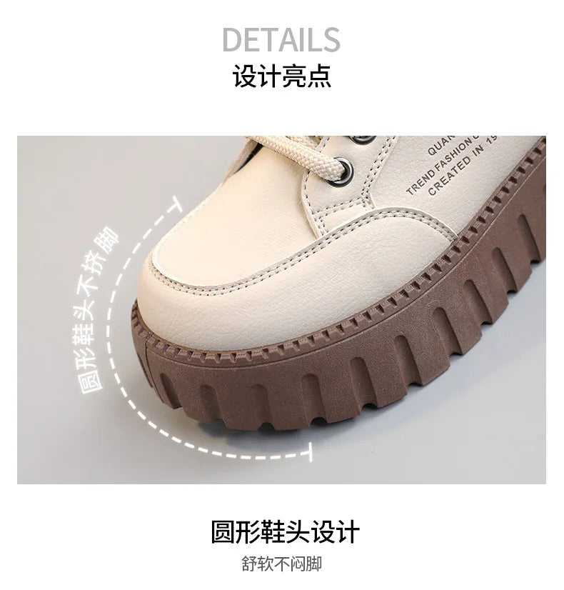 CEENIU TG00352 Plateau Sneaker Komfort - 5cm Absatz, PU