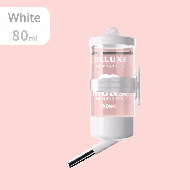 Haustier-Wasserspender 2025: Pet Water Bottle Automatic Water Feeder Hanging Pet Dog Drinking Bowl Plastic Water Dispenser Pet Supplies 80ML/125ML Collection