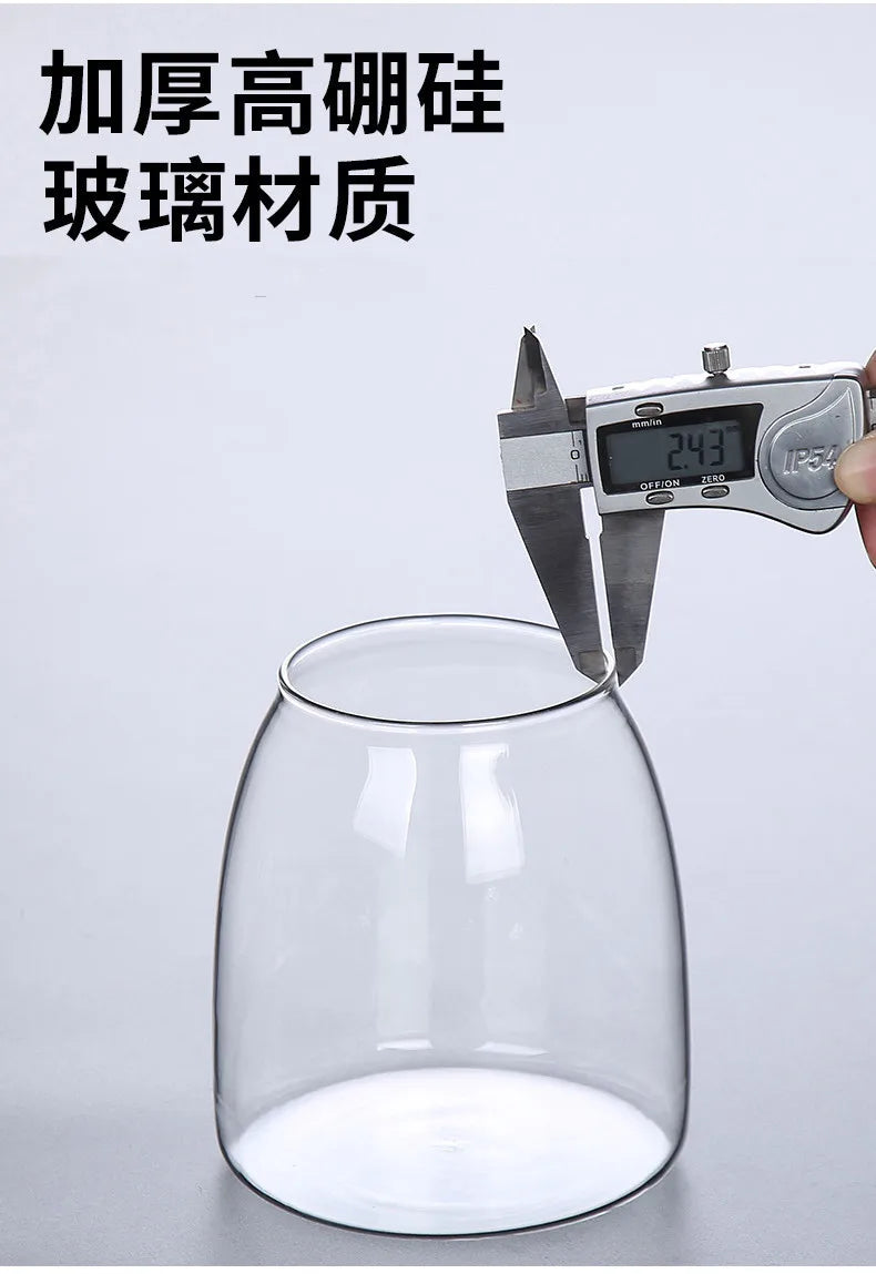 Spherical Glass Food Storage Container with Cork Lids Large Capacity Sealed Glass Bottles Pot Jar for Kitchen Organizer tools