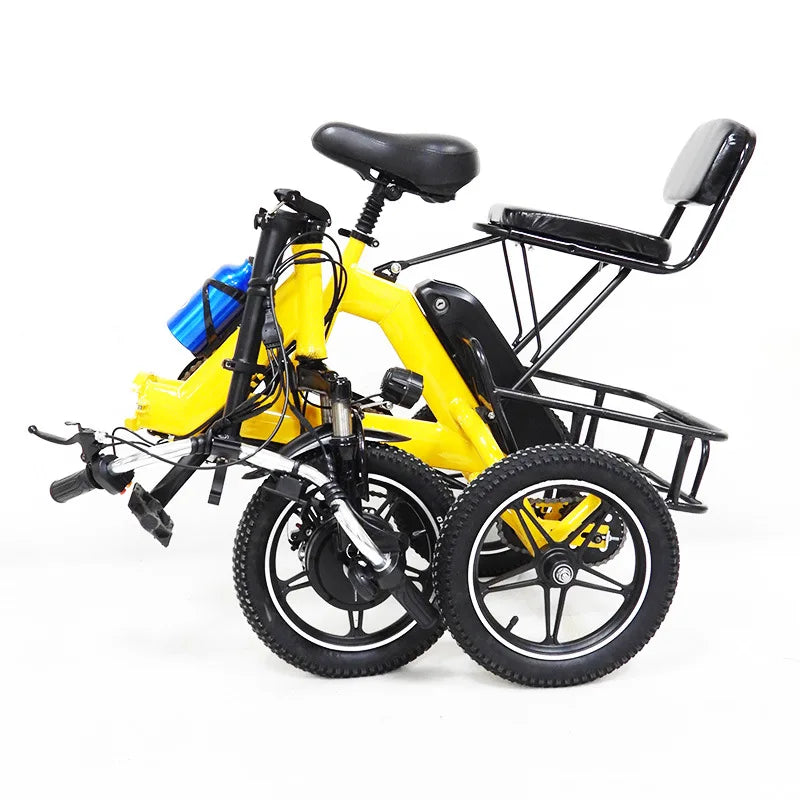 ETrike 14 Zoll Klapp Dreirad Elektro - 48V 350W 2 Sitzer