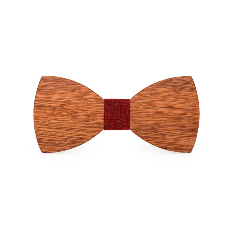 Novelty Design 3d Wooden Tie Pocekt Square Cufflinks Fashion Wood Bow Tie Wedding Dinne Handmade Corbata Wooden Ties