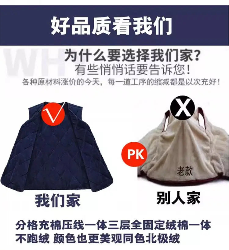 AlpenFit Slim Warme Daunenweste - Baumwolle, Vlies Gr. M-L