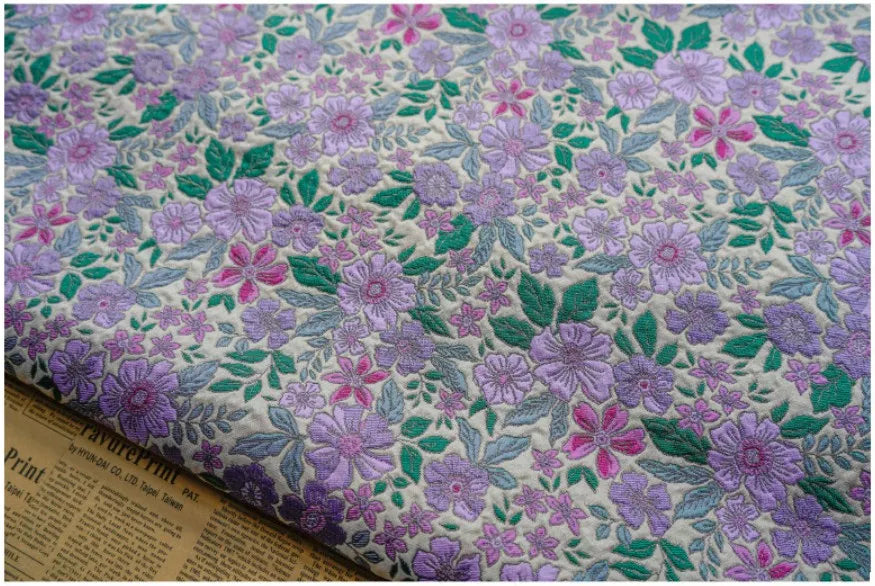 Jiangsu Jacquard Stoff - 100% Polyester Breite 145 cm