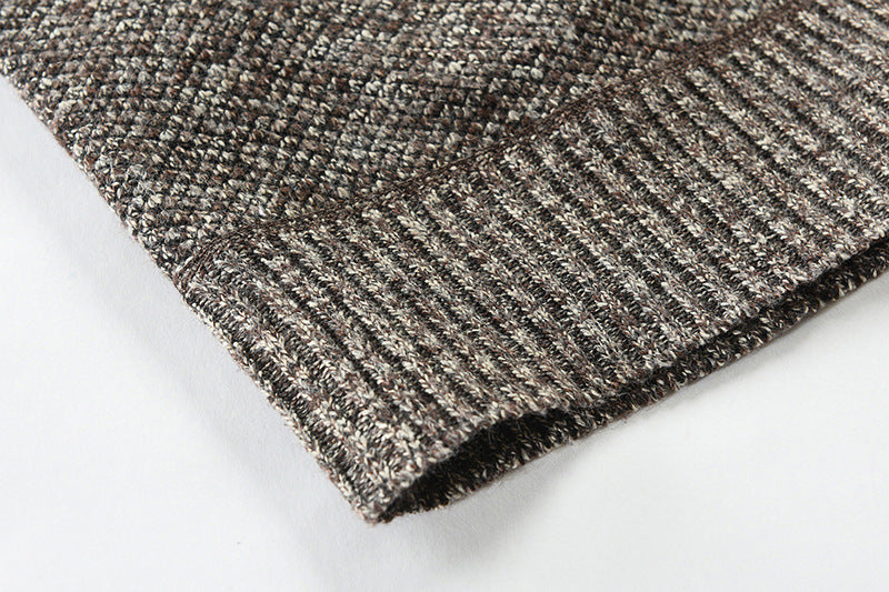 King Billion KB Warme Ärmellose Strickweste Rollkragen - Reißverschluss, Größe XL, Material Strick