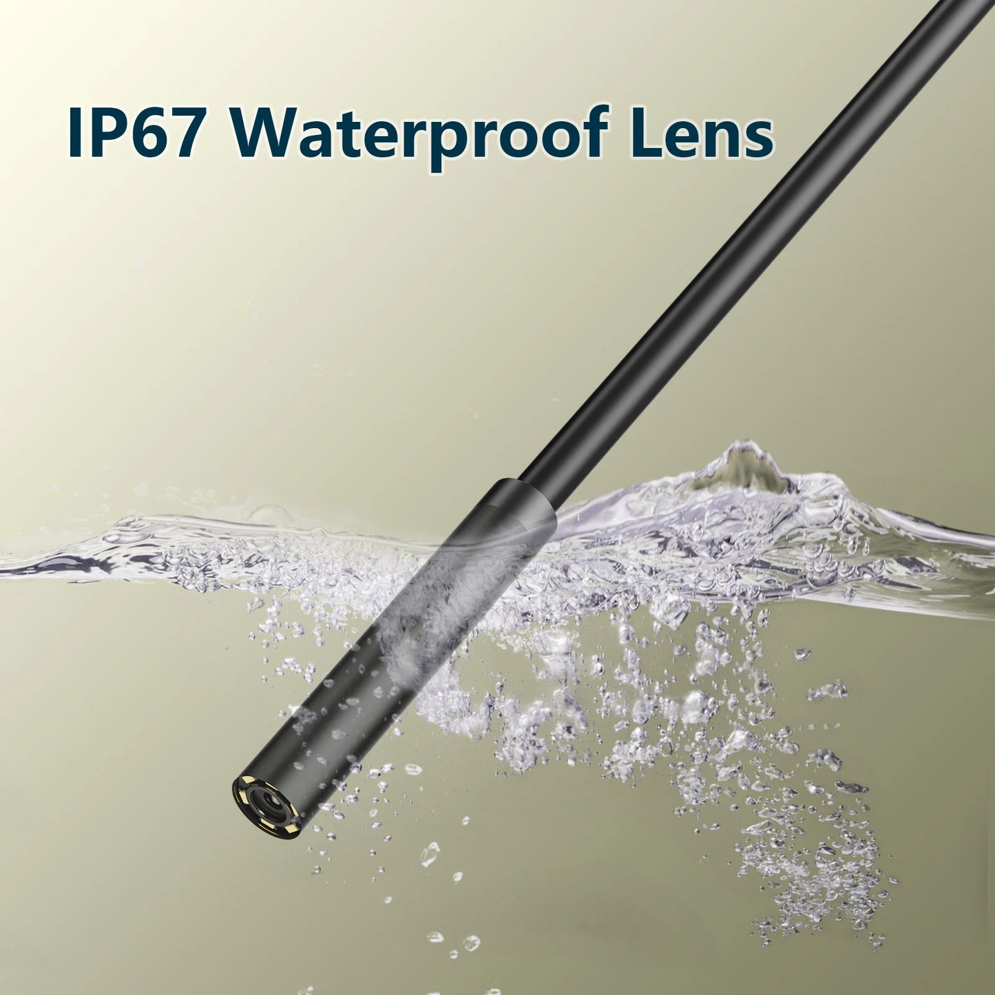 JCWHCAM N500-M Endoskopkamera IP67 Wasserdicht - 7mm 6LED C